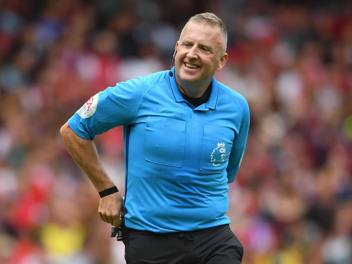 ref Kevin Friend joins Mike Dean