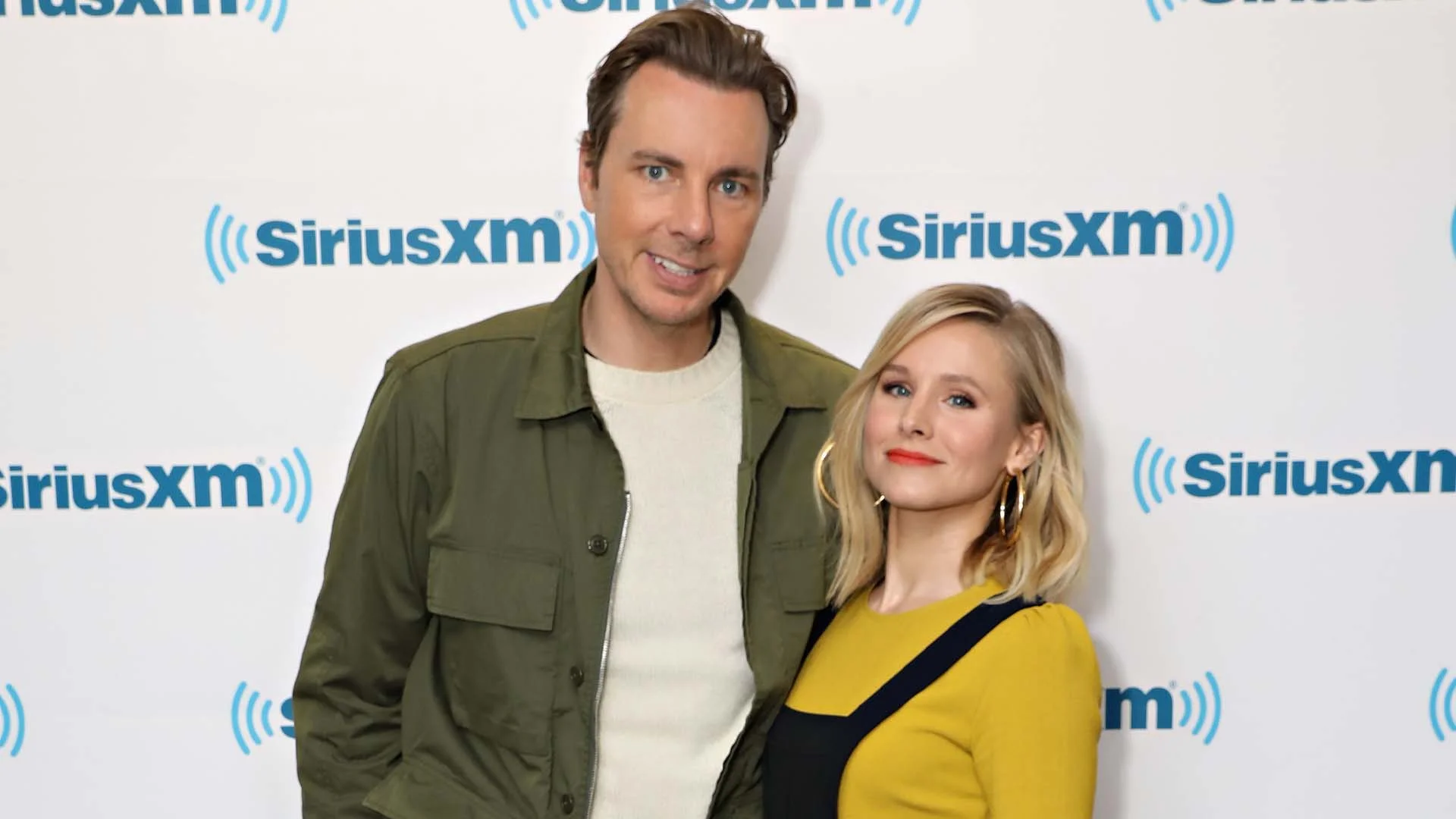 This cute caption from Dax Shepard on Kristen Bell says it all: "I am sexually attracted to her"