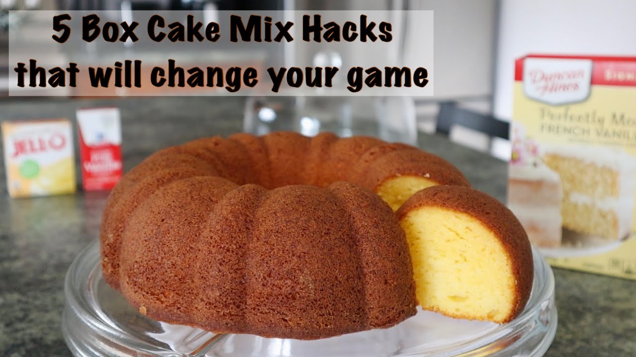 box cake hacks